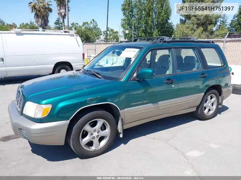 2001 Subaru Forester S VIN: JF1SF65541H751397 Lot: 42636758