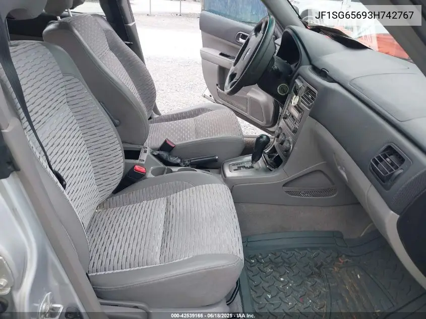 2003 Subaru Forester Xs VIN: JF1SG65693H742767 Lot: 42539166