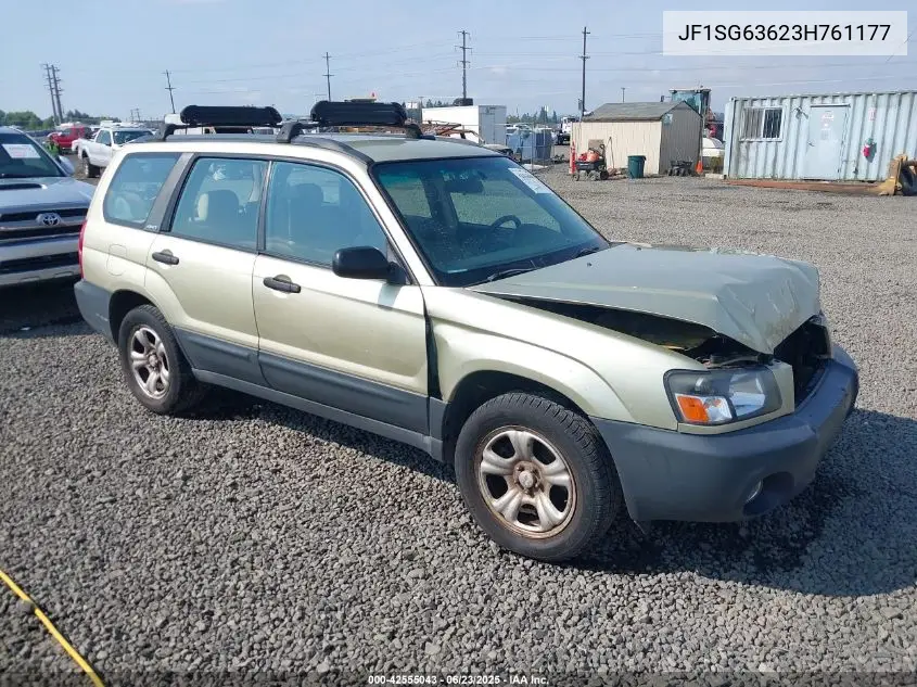 2003 Subaru Forester 2.5X VIN: JF1SG63623H761177 Lot: 42555043