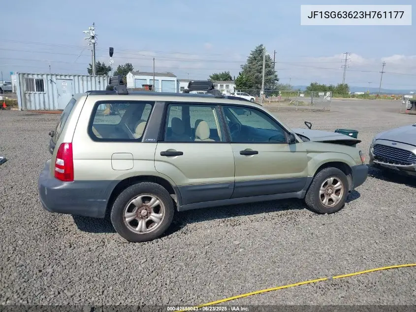 2003 Subaru Forester 2.5X VIN: JF1SG63623H761177 Lot: 42555043