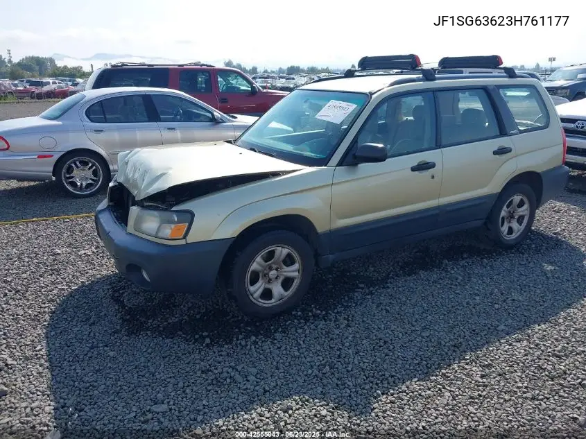 2003 Subaru Forester 2.5X VIN: JF1SG63623H761177 Lot: 42555043