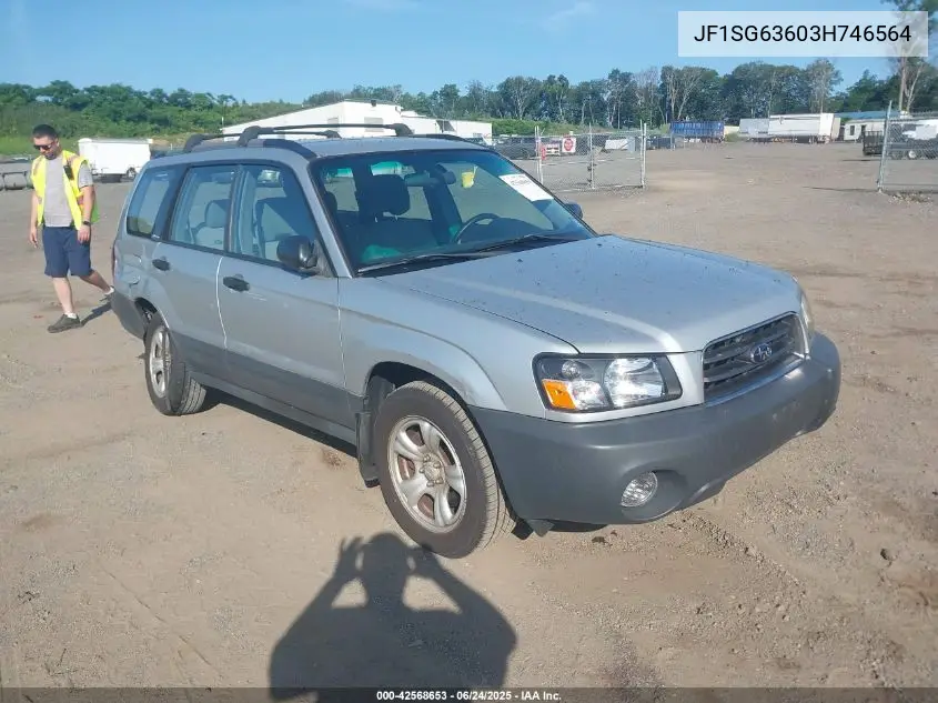 2003 Subaru Forester X VIN: JF1SG63603H746564 Lot: 42568653