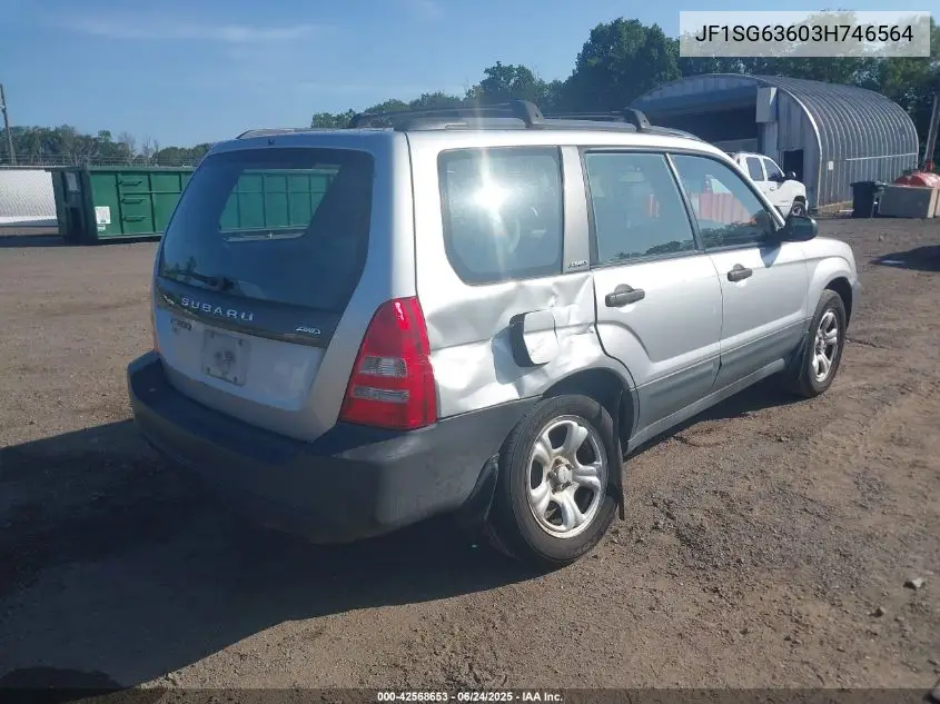 2003 Subaru Forester X VIN: JF1SG63603H746564 Lot: 42568653