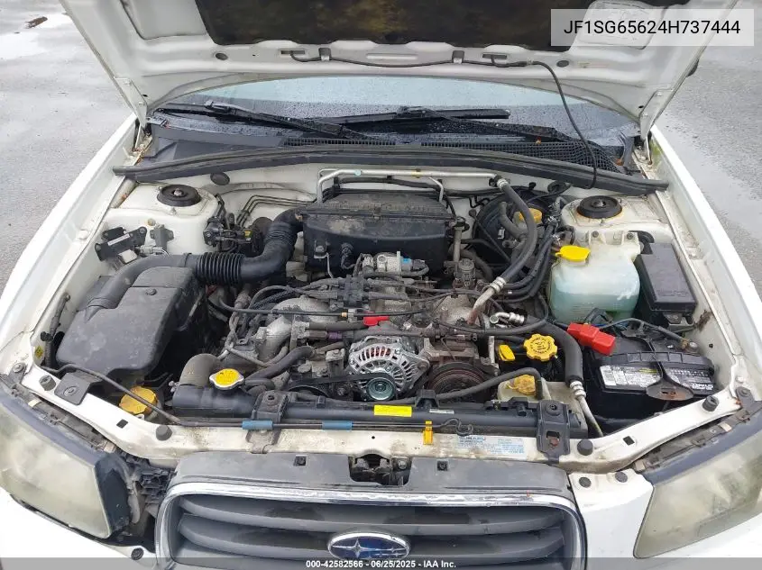 2004 Subaru Forester 2.5Xs/Xs W/Premium Pkg VIN: JF1SG65624H737444 Lot: 42582566
