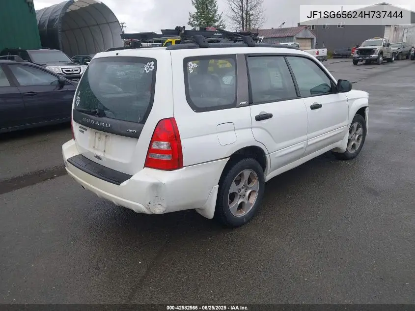 2004 Subaru Forester 2.5Xs/Xs W/Premium Pkg VIN: JF1SG65624H737444 Lot: 42582566