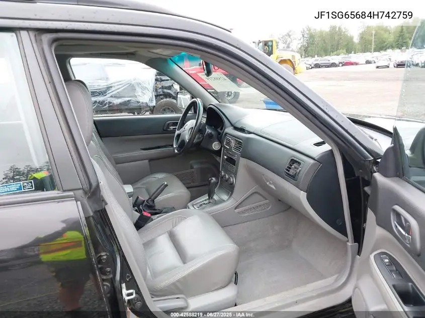 2004 Subaru Forester 2.5Xs/Xs W/Premium Pkg VIN: JF1SG65684H742759 Lot: 42588219