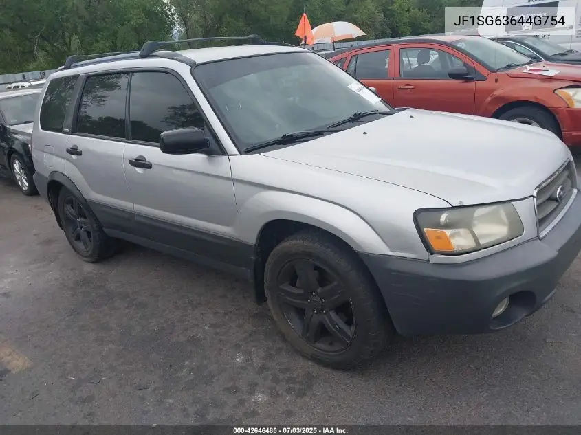 2004 Subaru Forester 2.5X VIN: JF1SG63644G754 Lot: 42646485