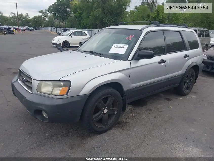2004 Subaru Forester 2.5X VIN: JF1SG63644G754 Lot: 42646485