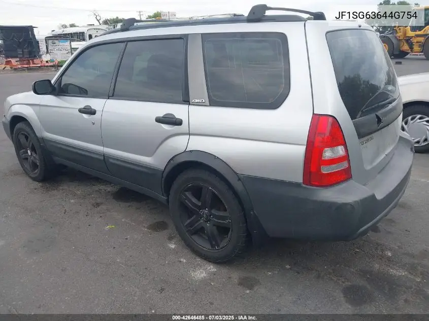 2004 Subaru Forester 2.5X VIN: JF1SG63644G754 Lot: 42646485