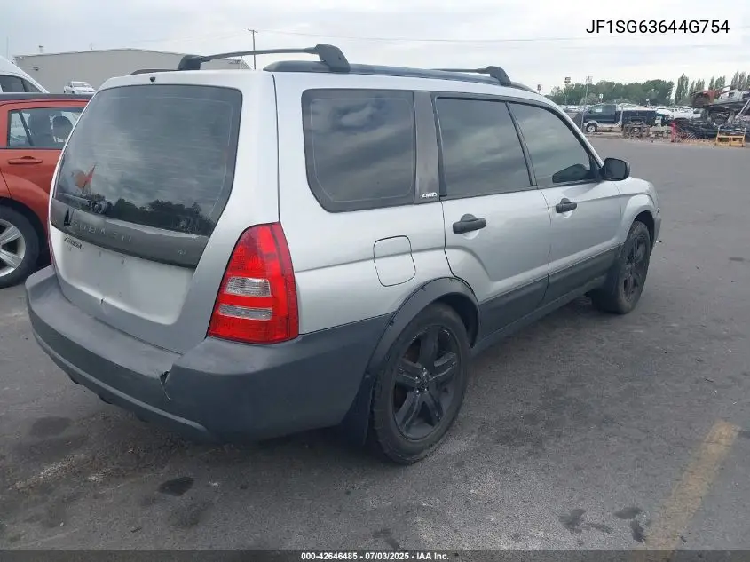 2004 Subaru Forester 2.5X VIN: JF1SG63644G754 Lot: 42646485