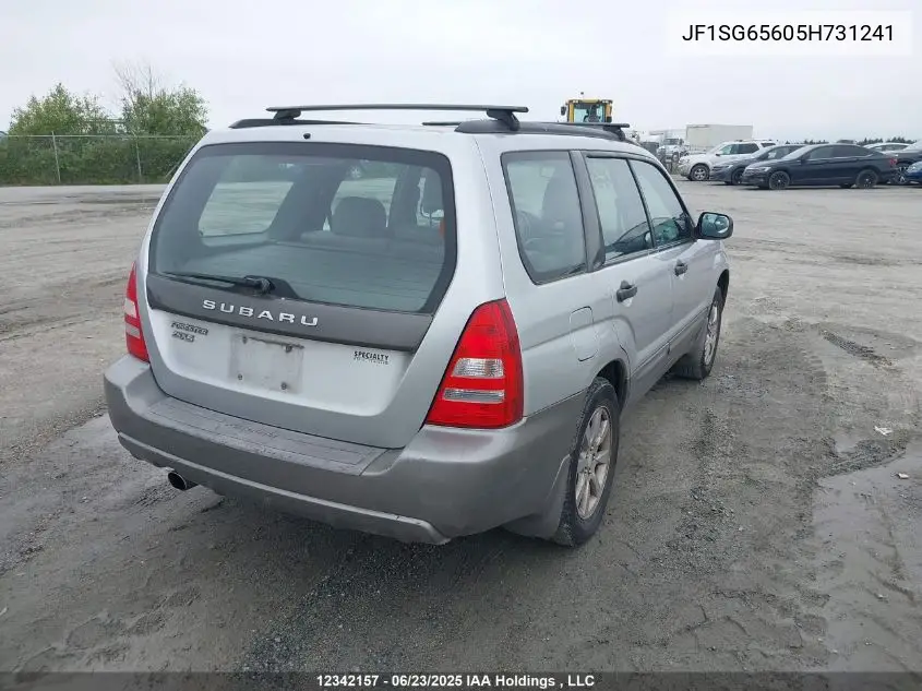 2005 Subaru Forester 2.5Xs VIN: JF1SG65605H731241 Lot: 12342157