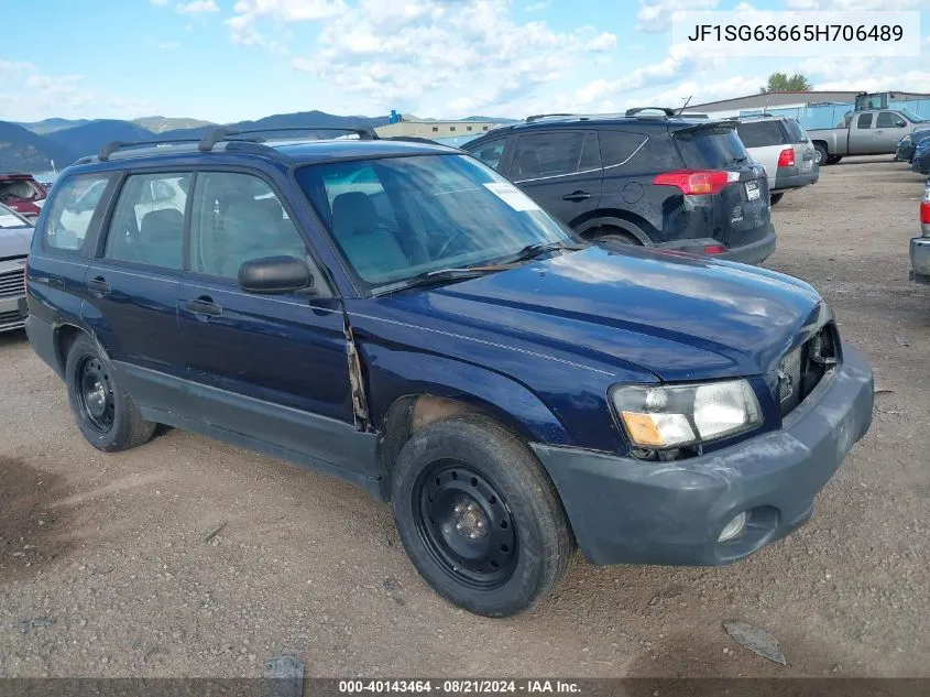 2005 Subaru Forester 2.5X VIN: JF1SG63665H706489 Lot: 40143464