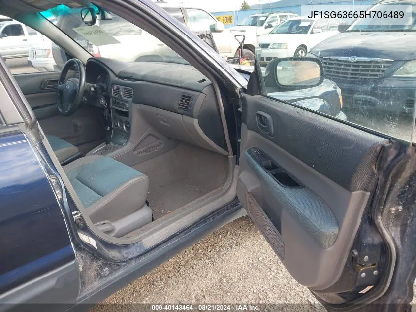 2005 Subaru Forester 2.5X VIN: JF1SG63665H706489 Lot: 40143464