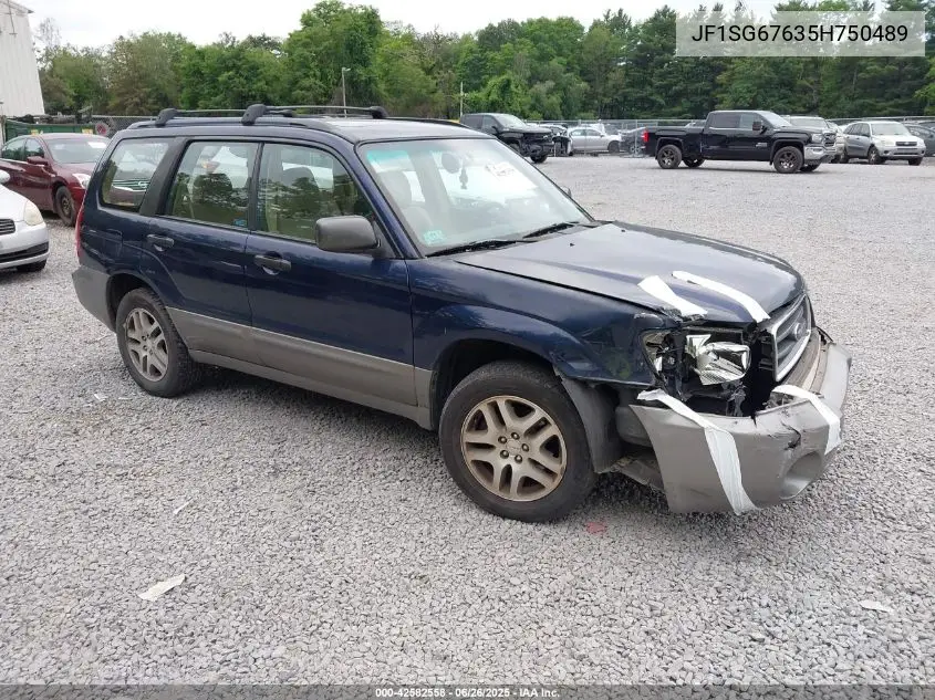 2005 Subaru Forester 2.5Xs L.l. Bean VIN: JF1SG67635H750489 Lot: 42582558