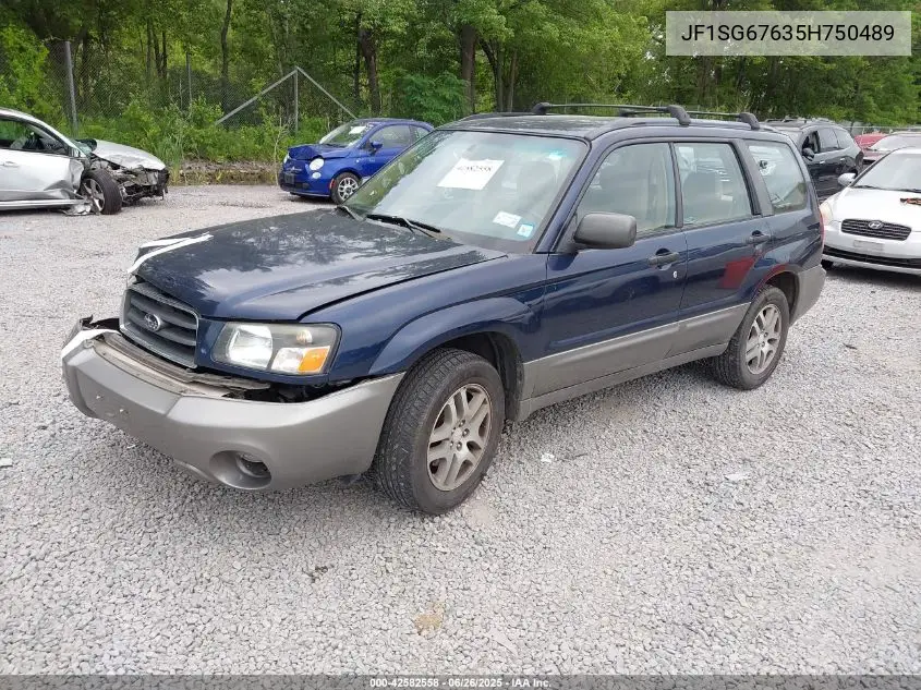 2005 Subaru Forester 2.5Xs L.l. Bean VIN: JF1SG67635H750489 Lot: 42582558