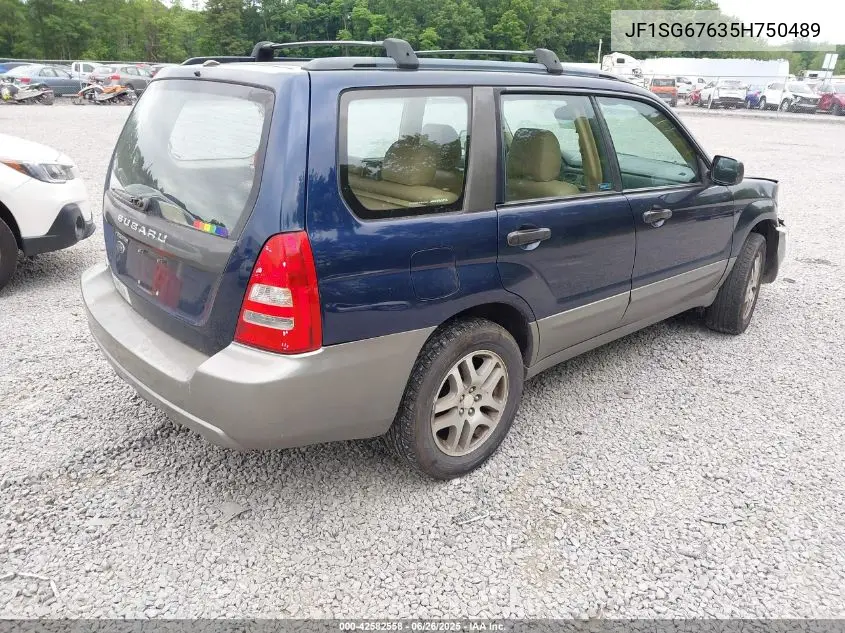 2005 Subaru Forester 2.5Xs L.l. Bean VIN: JF1SG67635H750489 Lot: 42582558