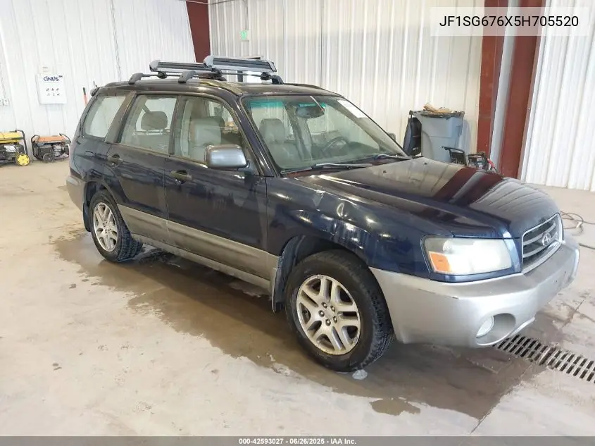 2005 Subaru Forester 2.5Xs L.l. Bean VIN: JF1SG676X5H705520 Lot: 42593027