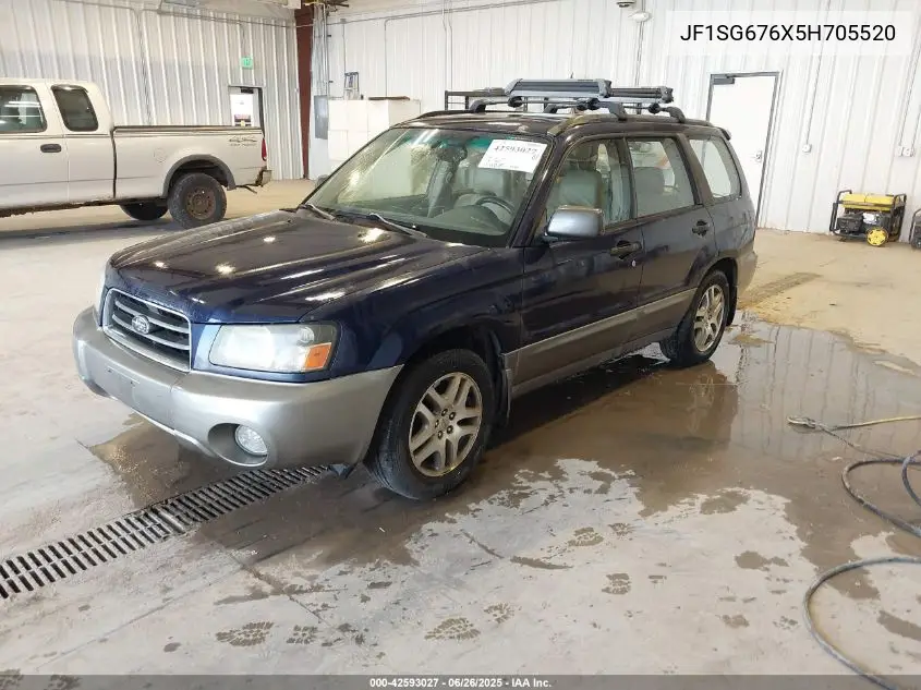 2005 Subaru Forester 2.5Xs L.l. Bean VIN: JF1SG676X5H705520 Lot: 42593027