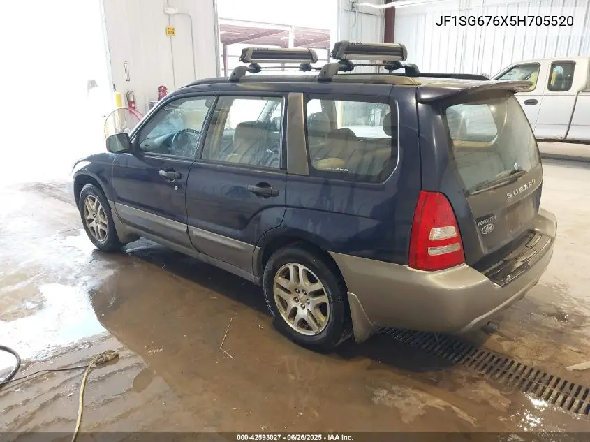 2005 Subaru Forester 2.5Xs L.l. Bean VIN: JF1SG676X5H705520 Lot: 42593027