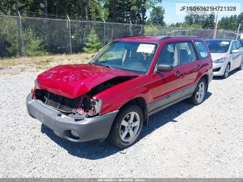 2005 Subaru Forester 2.5X VIN: JF1SG63625H721328 Lot: 42625911