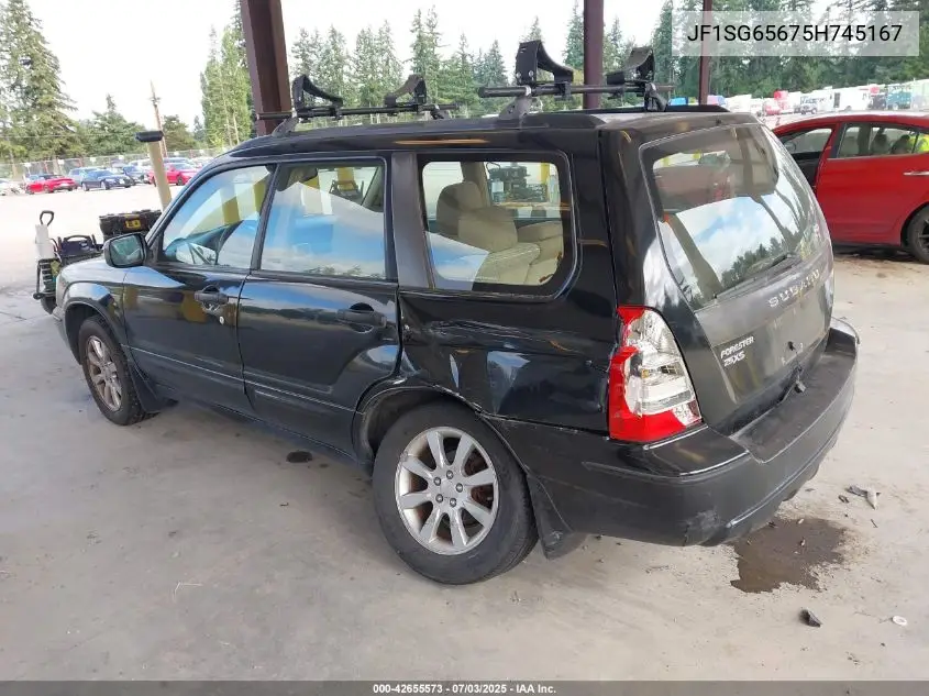 2005 Subaru Forester 2.5Xs VIN: JF1SG65675H745167 Lot: 42655573