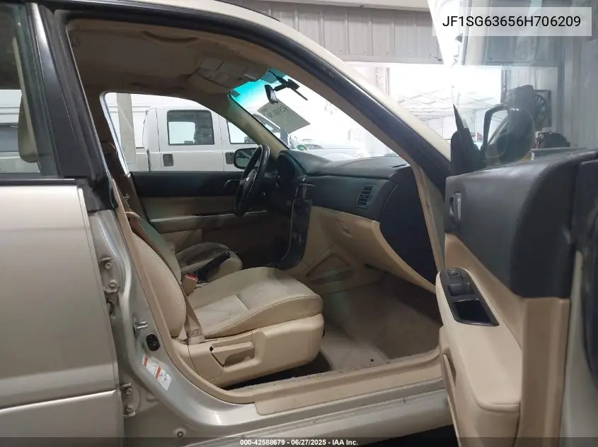 2006 Subaru Forester 2.5X VIN: JF1SG63656H706209 Lot: 42588679