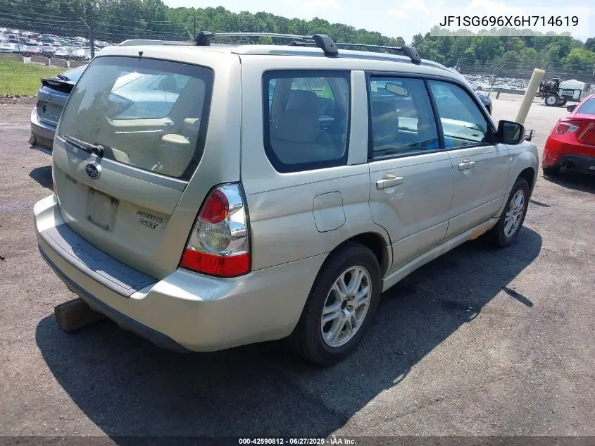 2006 Subaru Forester 2.5Xt Limited VIN: JF1SG696X6H714619 Lot: 42590812
