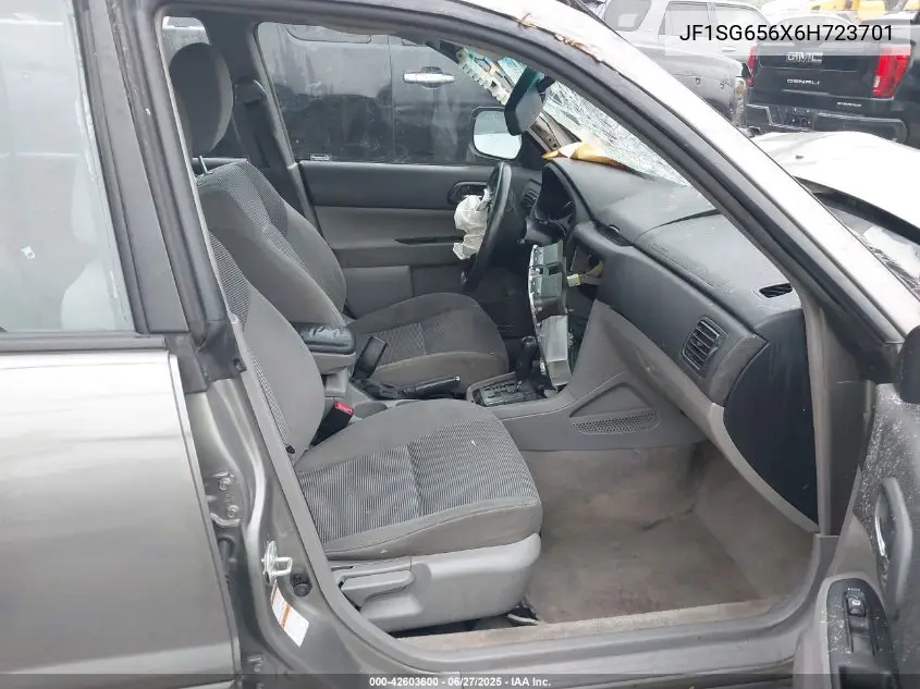 2006 Subaru Forester 2.5X VIN: JF1SG656X6H723701 Lot: 42603600