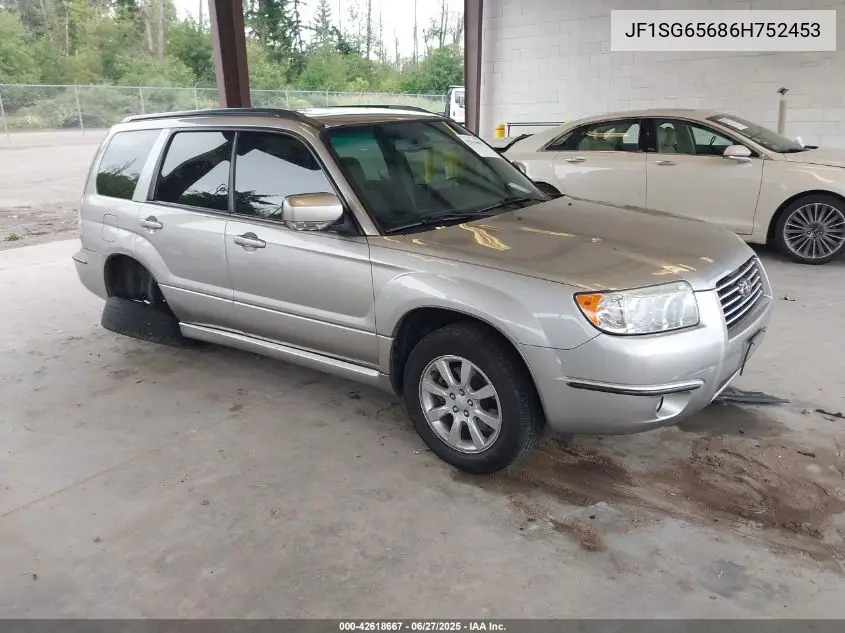 2006 Subaru Forester 2.5X VIN: JF1SG65686H752453 Lot: 42618667