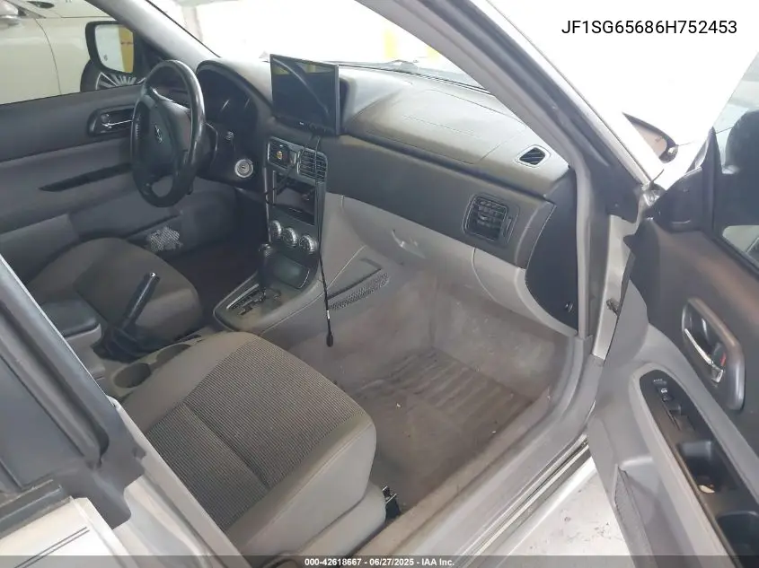 2006 Subaru Forester 2.5X VIN: JF1SG65686H752453 Lot: 42618667