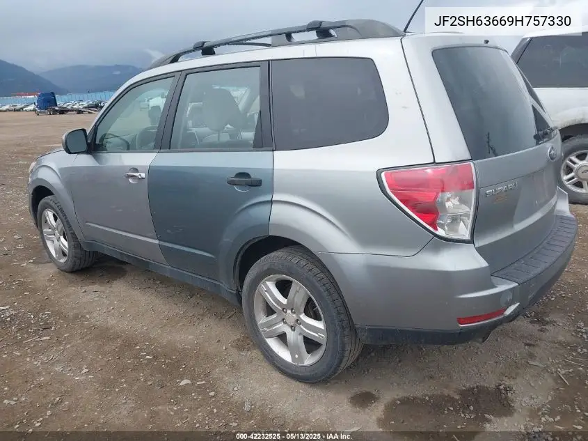 2009 Subaru Forester 2.5X VIN: JF2SH63669H757330 Lot: 42232525