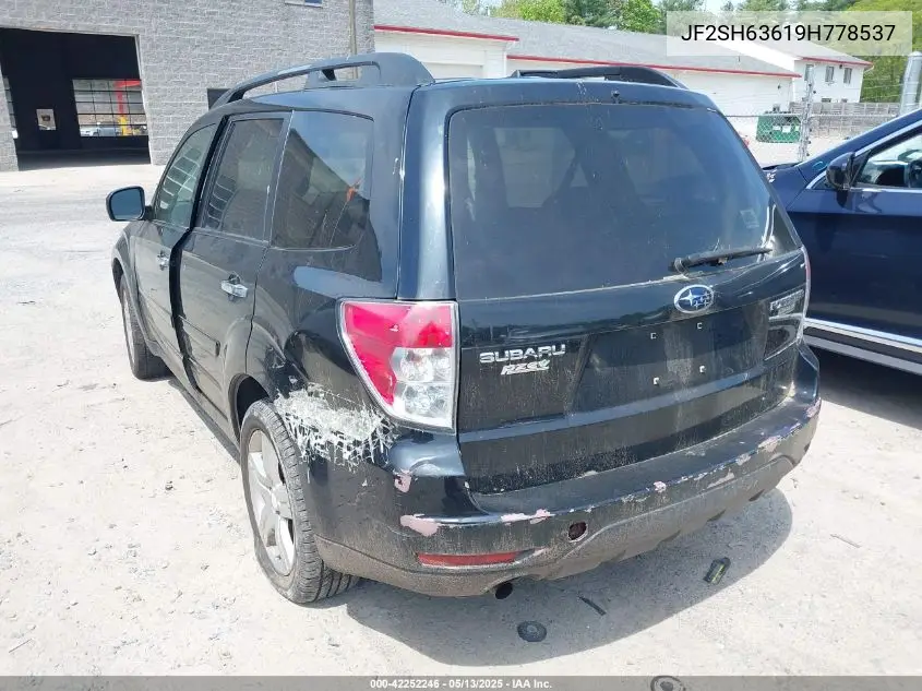 2009 Subaru Forester 2.5X VIN: JF2SH63619H778537 Lot: 42252246