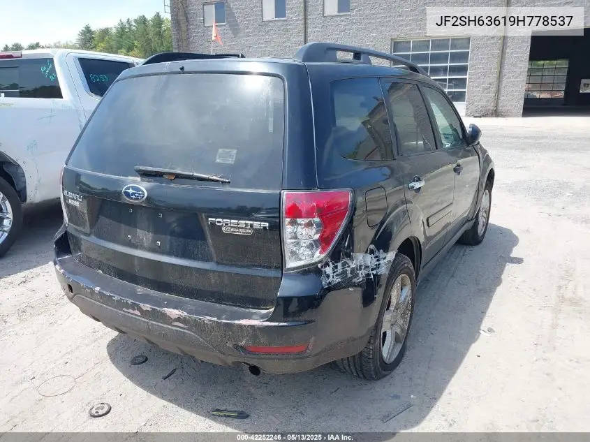 2009 Subaru Forester 2.5X VIN: JF2SH63619H778537 Lot: 42252246