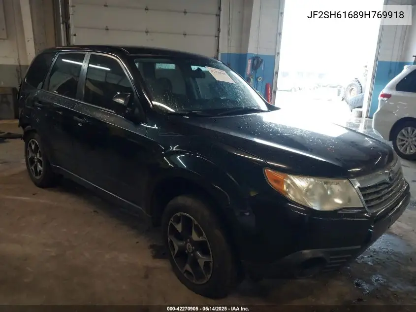 2009 Subaru Forester 2.5X VIN: JF2SH61689H769918 Lot: 42270905