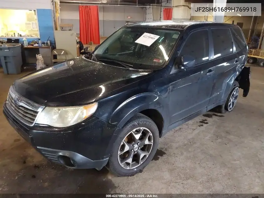 2009 Subaru Forester 2.5X VIN: JF2SH61689H769918 Lot: 42270905