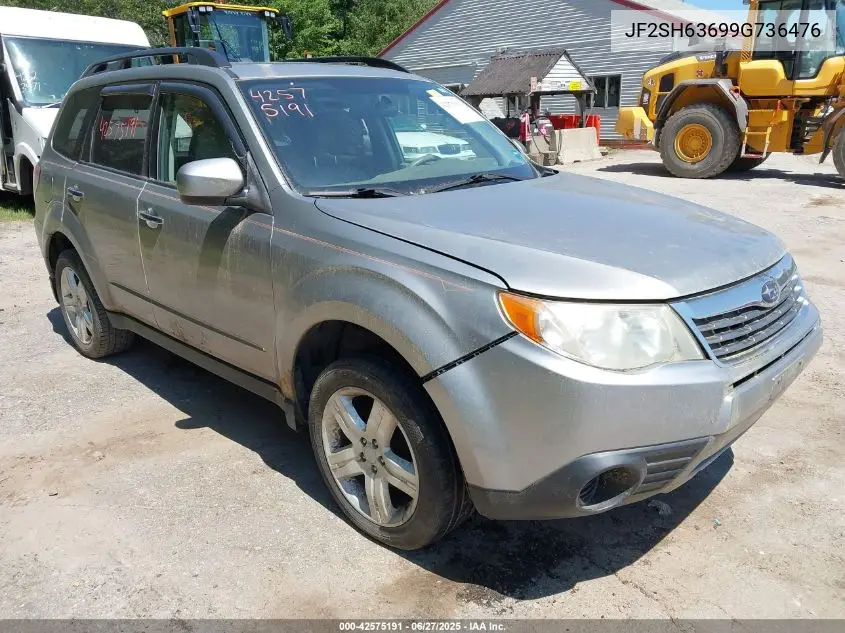 2009 Subaru Forester 2.5X VIN: JF2SH63699G736476 Lot: 42575191