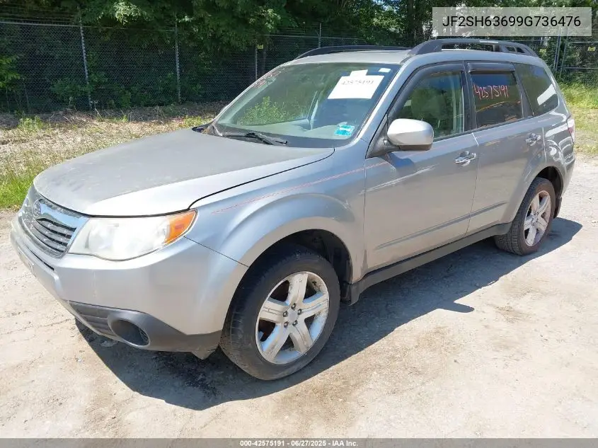 2009 Subaru Forester 2.5X VIN: JF2SH63699G736476 Lot: 42575191
