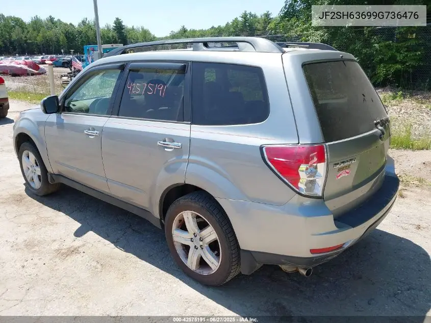 2009 Subaru Forester 2.5X VIN: JF2SH63699G736476 Lot: 42575191