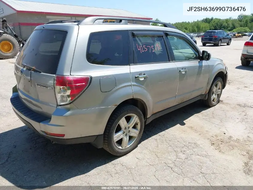 2009 Subaru Forester 2.5X VIN: JF2SH63699G736476 Lot: 42575191