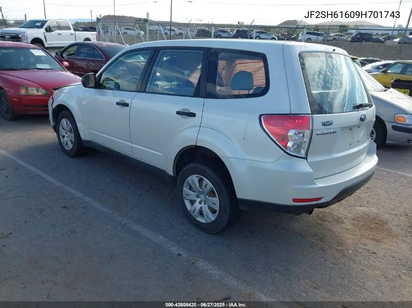 2009 Subaru Forester 2.5X VIN: JF2SH61609H701743 Lot: 42608420