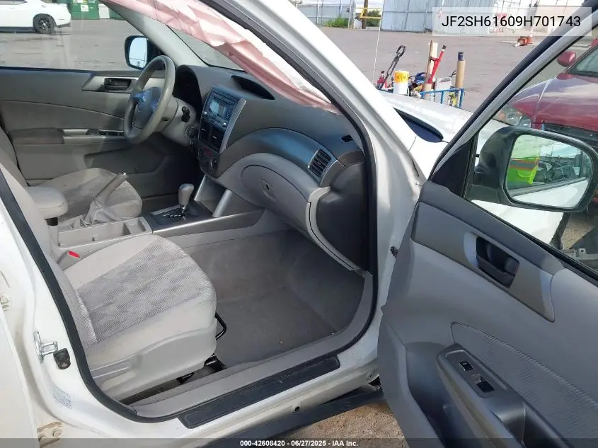 2009 Subaru Forester 2.5X VIN: JF2SH61609H701743 Lot: 42608420