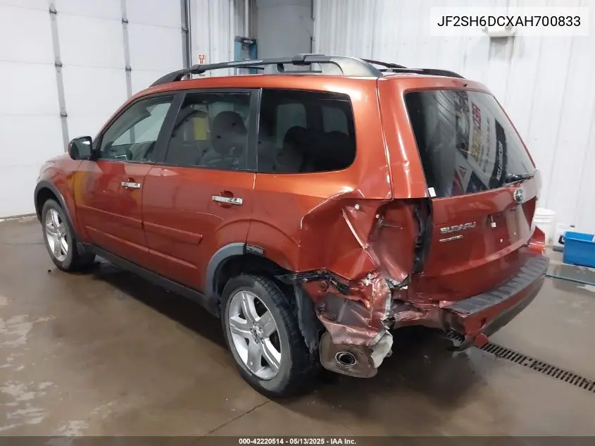 2010 Subaru Forester 2.5X Limited VIN: JF2SH6DCXAH700833 Lot: 42220514