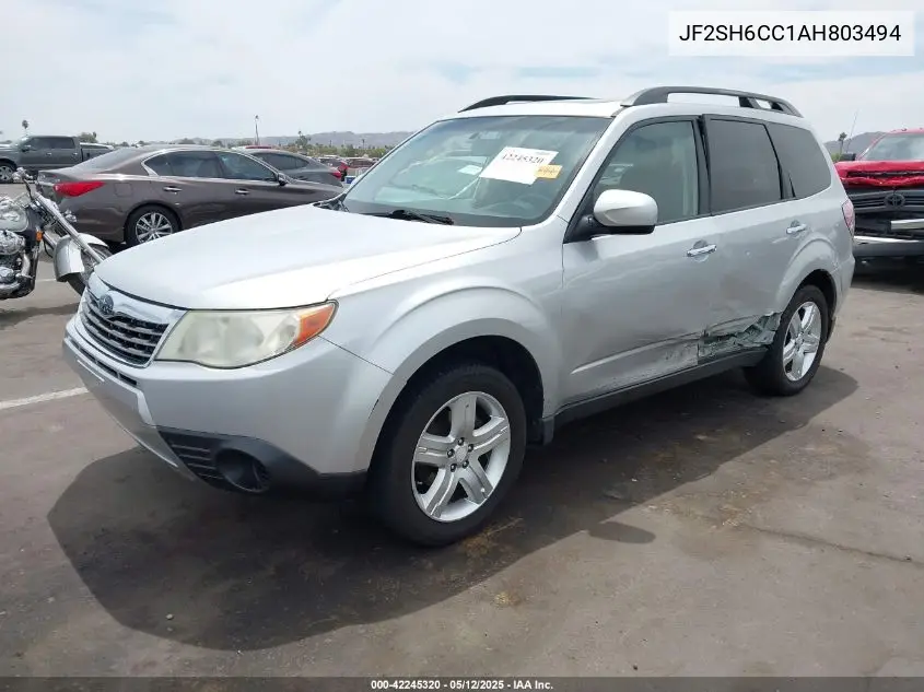 2010 Subaru Forester 2.5X Premium VIN: JF2SH6CC1AH803494 Lot: 42245320