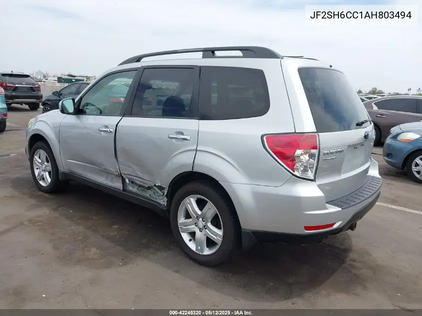 2010 Subaru Forester 2.5X Premium VIN: JF2SH6CC1AH803494 Lot: 42245320
