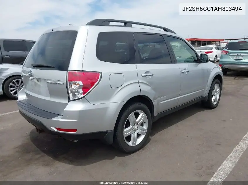 2010 Subaru Forester 2.5X Premium VIN: JF2SH6CC1AH803494 Lot: 42245320