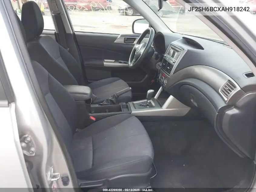 2010 Subaru Forester 2.5X VIN: JF2SH6BCXAH918242 Lot: 42269398