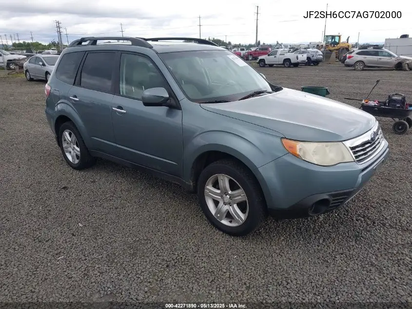 2010 Subaru Forester 2.5X Premium VIN: JF2SH6CC7AG702000 Lot: 42271890