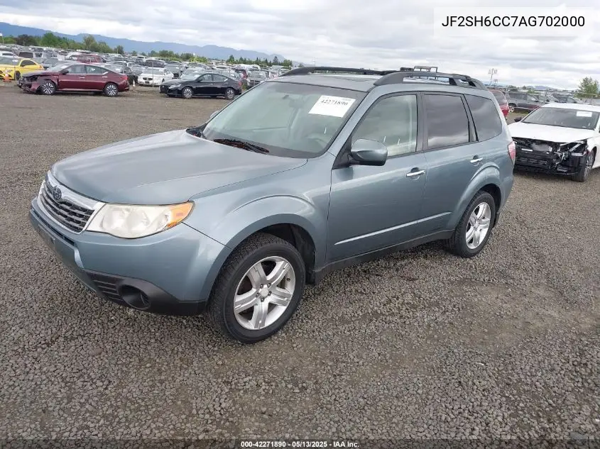 2010 Subaru Forester 2.5X Premium VIN: JF2SH6CC7AG702000 Lot: 42271890