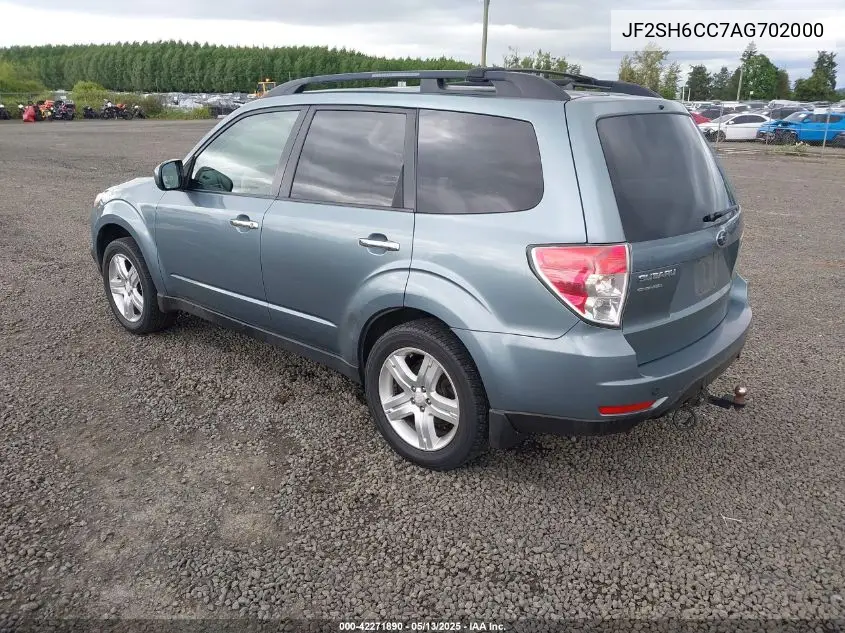 2010 Subaru Forester 2.5X Premium VIN: JF2SH6CC7AG702000 Lot: 42271890