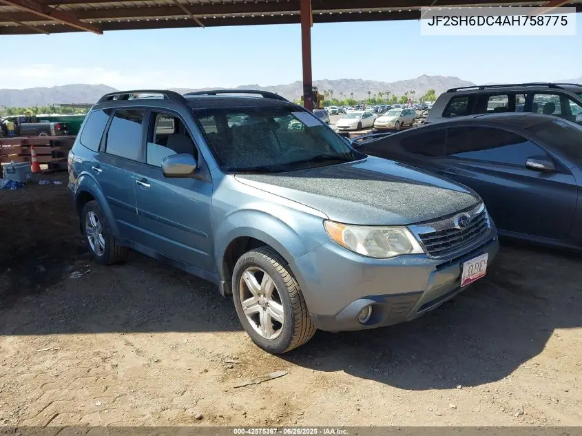 2010 Subaru Forester 2.5X Limited VIN: JF2SH6DC4AH758775 Lot: 42575367
